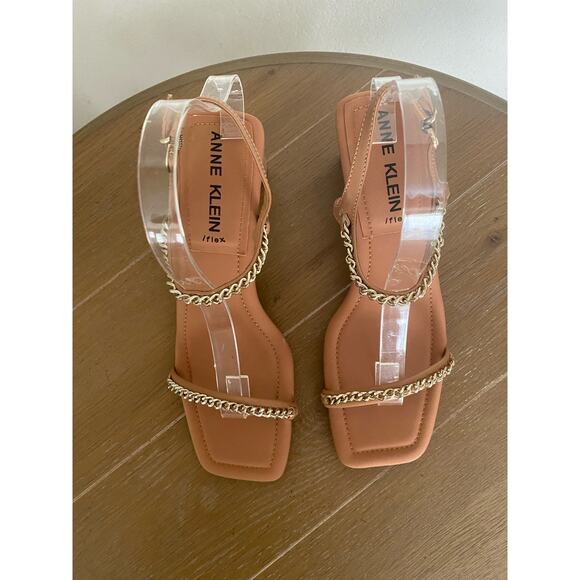 Anne Klein 9 Jelina heeled chain sandal - Picture 6 of 9